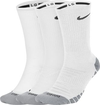 Nike Unisex Everyday Max Cushioned Training Crew Socks (3 Pairs) in White | SX5547-100