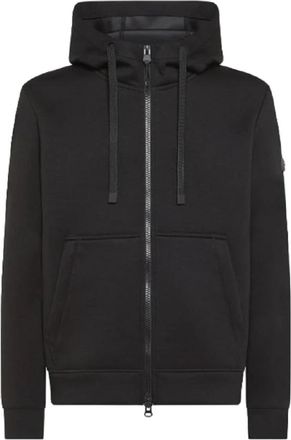 Peuterey Makin Nero Zip-through Sweatshirt - Heren - Vesten met rits - Zwart - XS - Polyester - Hoodies & sweatvesten