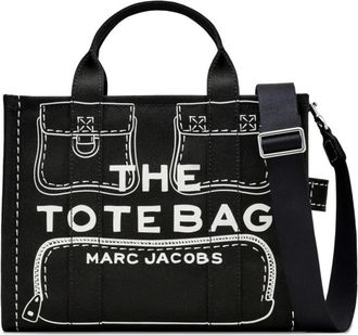 Marc Jacobs Black The Trompe LOeil Medium Tote