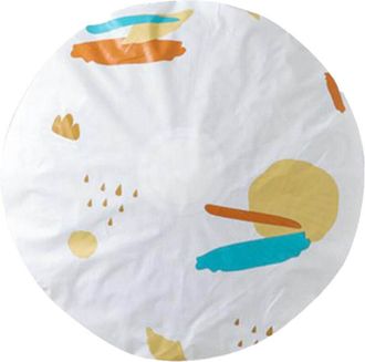 OEM Funda Protectora Redonda El&aacute;stica Antipolvo Para Ventilador El&eacute;ctrico Con Estampado Floral De Dibujos Animados (flores)