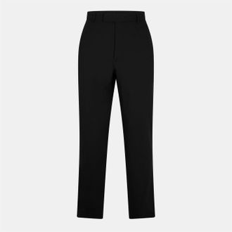 Ted Baker Mens Pnma Regular Fit Straight Trousers in Black - Size 48 Regular