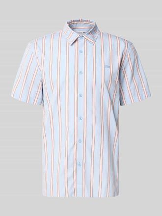 Lacoste Regular Fit Freizeithemd aus reiner Baumwolle in Bleu, Gr&ouml;&szlig;e 39