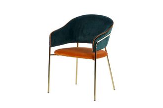 Adda Home Silla verde de madera 57x59x82cm