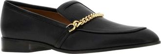 Stella McCartney Falabella Chain Loafers - Dames - Loafers - Zwart - 39 EU - Polyester - Schoenen