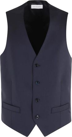 Luigi Bianchi Mantova Suit Vests - Heren - Gillet - Blauw - 2XL - Kostuums