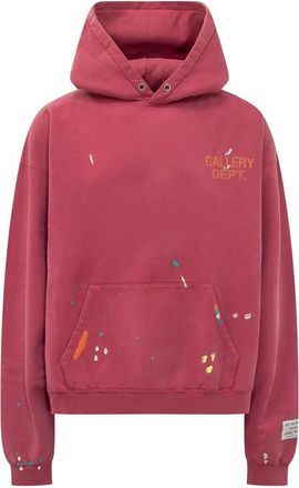Gallery Dept. Paint-splatter Logo-print Hoodie