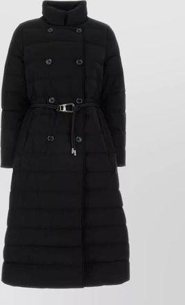 Moorer raely long nylon blend down coat