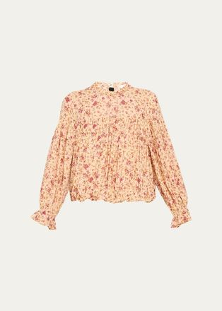 Ulla Johnson Pearl Silk Chiffon Blouse