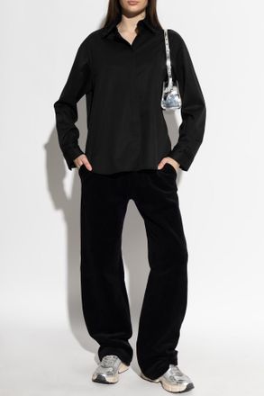 Golden Goose Wool Shirt, Womens, Black