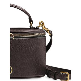 Valentino Garavani Calf Leather Top Handle Bag - Brown