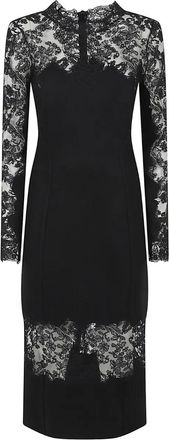 Ermanno Scervino Abito in pizzo - Nero