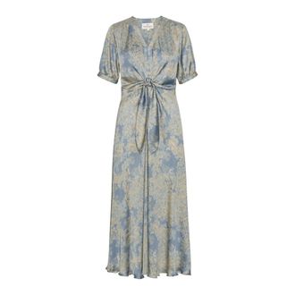 Karmamia Maxi Dresses, female, Blue, XS, Sky Blue Forest Maxi Dress