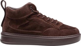 Barracuda Mid Phoenix Sneakers In Brown Suede