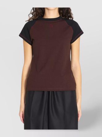 Loewe contrast sleeve slim fit t-shirt
