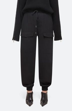 Helmut Lang Tapered Cargo Pants in Black at Nordstrom Rack, Size 0