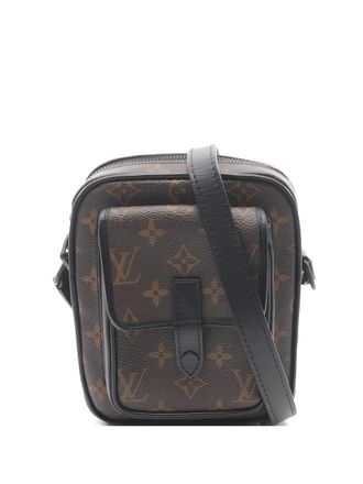 Louis Vuitton Borsa a tracolla Christopher Wearable con monogramma anni 2010 - Marrone