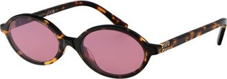 Miu Miu Womens Sunglasses 0mu 04zs Havana Honey Acetate