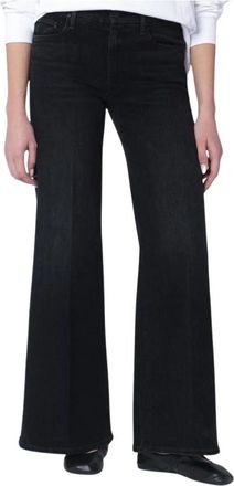 Mother The Ditcher Jeans - Dames - Loose Fit Jeans - Zwart - W27 - Katoen - Jeans