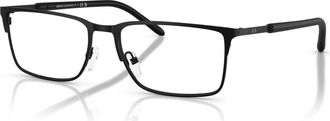 A|X Armani Exchange 56mm Rectangle optical glasses in Black at Nordstrom