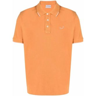 Jacob Cohen Heren, Tops, Oranje, Maat: 2XL