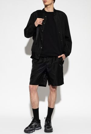 Off-white T-shirt With Print, Mens, Black