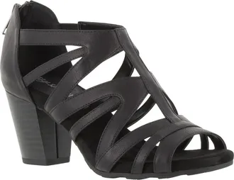 Easy Street Amaze Caged Heeled Sandal - Multiple Widths Available in Black at Nordstrom, Size 6.5