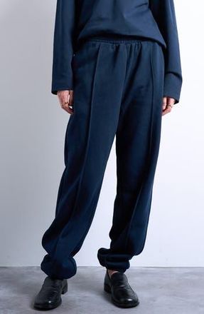 Topshop Pintuck Joggers in Navy at Nordstrom Rack, Size X-Small