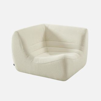 Sweeek Sill&oacute;n Esquinero De Borreguito Texturizado