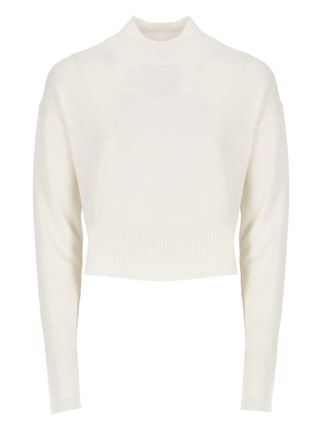 Tシャツ・カットソー Pinko Sweaters White PINKO Cotton Sweatshirt | White | FARFETCH