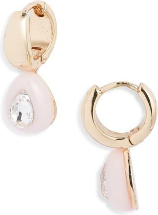 Nordstrom Crystal Drop Earrings in Blush- Gold at Nordstrom