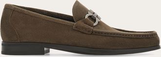 Ferragamo Uomo Mocassino ornamento Gancini Grigio Taglia 42.5