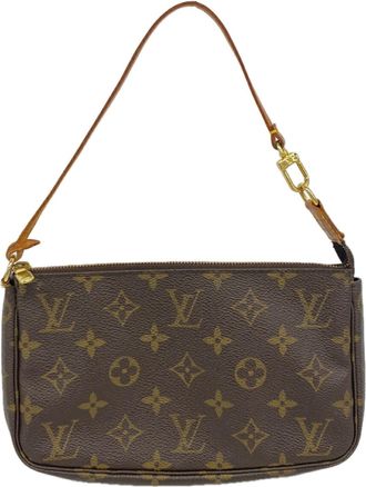 Louis Vuitton Brown Pouch (Pre-Owned)
