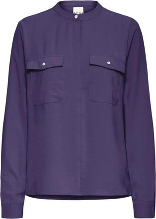 Ichi Mujer, Blusas y Camisas, Púrpura, Talla: 2XL