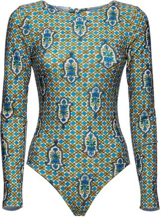 La DoubleJ Santachiara surf suit - women - Elastane/Polyamide - L - Blue