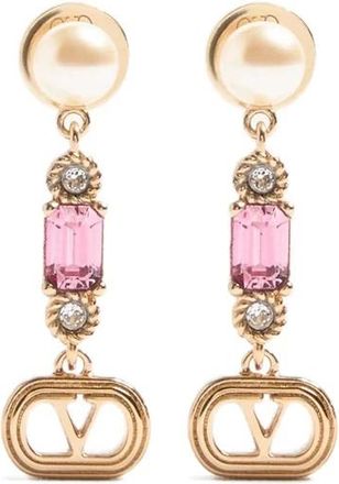 Valentino Garavani Ovalette Earrings - female - Valentino Garavani - Earrings - Multicolor - ONE SIZE - Accessories