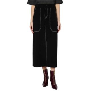 Paul Smith Dames, Rokken, Zwart, Maat: XS