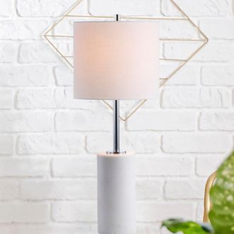 Jonathan Y Designs Aksel 25.5 Marble LED Table Lamp