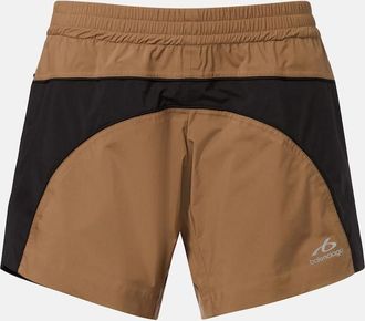 Balenciaga Colorblocked taffeta shorts