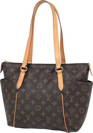 Louis Vuitton Brown Monogram Shoulder Bag Tote Bag (Pre-Owned)