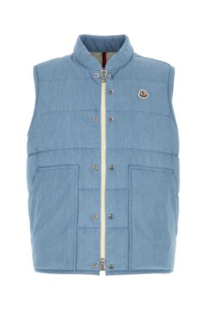 Moncler Blue Band Collar Jacket