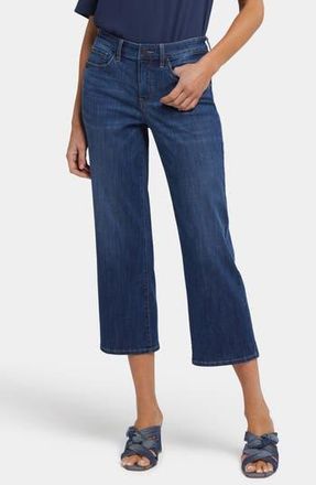NYDJ Piper Crop Relaxed Straight Leg Jeans in Rio Rapids at Nordstrom Rack, Size 10