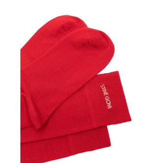 Stine Goya Scarl Knee-High Socks - Red
