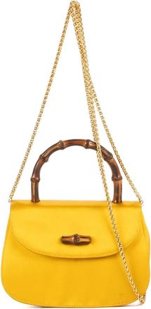 Gucci Borsa a mano Bamboo two-way - Giallo