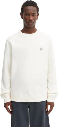 Maison Kitsun&eacute; Comfort Sweatshirt - Heren - Sweatshirts - Beige - L - Katoen - Hoodies & sweatvesten