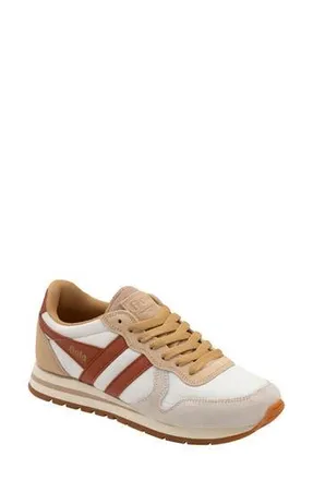 Gola Daytona Chute Sneaker in Off White/Oat/Orange Spice at Nordstrom Rack, Size 5