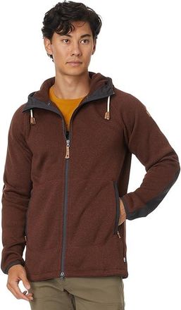 Fj&auml;llr&auml;ven Ovik Fleece Hoodie Mens Sweatshirt Autumn Leaf : 2XL, Cotton/Fleece/Polyester