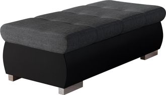 Mirjan24 Mobilier1 - Banco Acolchado Comfivo 123, Soft 011 + Lux 06, 39x60x120cm, Di&aacute;metro: 0, Cuero Ecol&oacute;gico + Tapiz, Patas: Metal, 0
