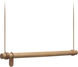 Lind DNA Swing Hängegarderobe M (80 cm), Eiche natur / Leder natur