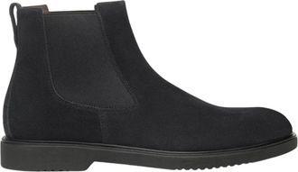 Nero Giardini Stivaletto Chelsea in camoscio - - Shoes - Uomo - Blu - 44 EU