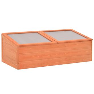vidaXL Invernadero De Madera 100x50x34 Cm Vidaxl